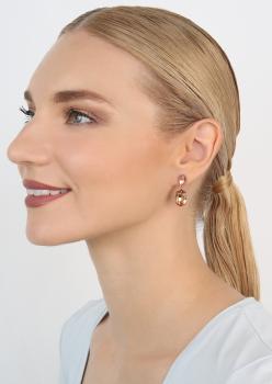 Beige - Afternoon Tea de Luxe - Konplott earrings